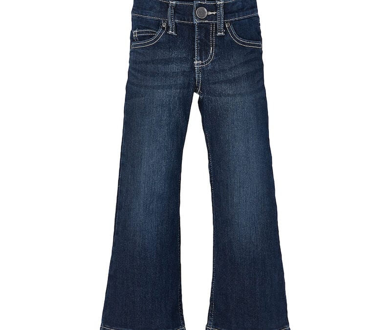 Wrangler® Premium Patch® Dark Blue Girl’s Boot Cut Jean