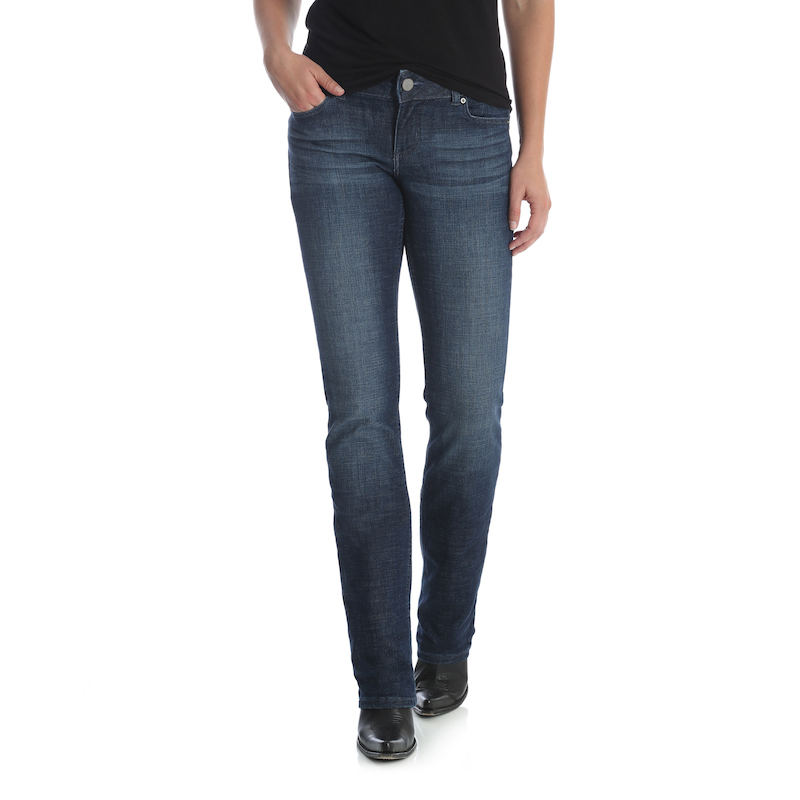 Wrangler® DS Wash Mid-rise Straight Leg Women's Jean