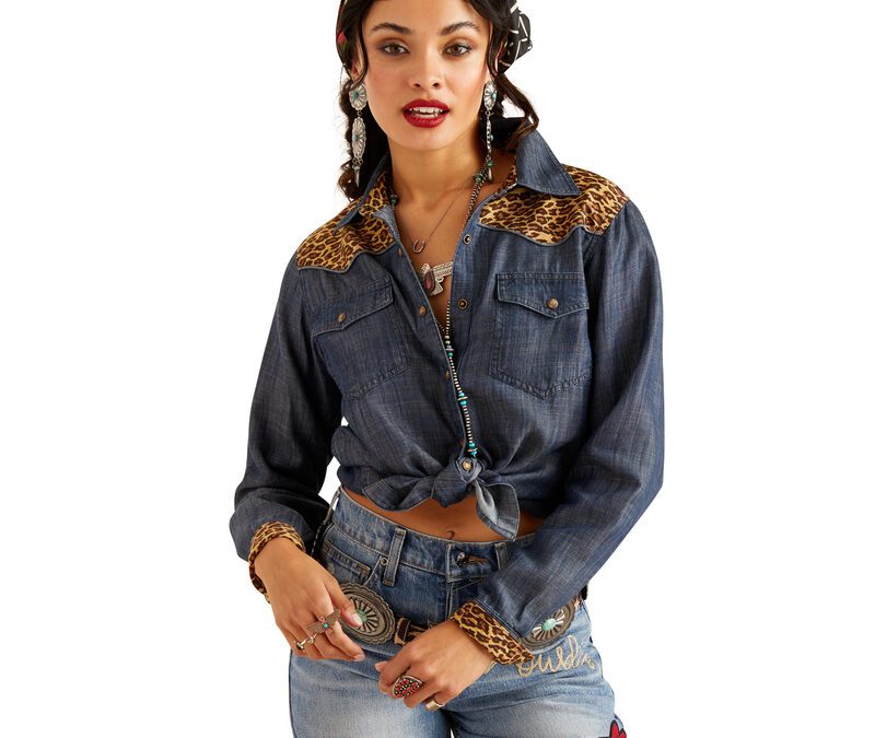 Ariat® Chambray Layla Rose Rodeo Quincy LS Women’s Shirt